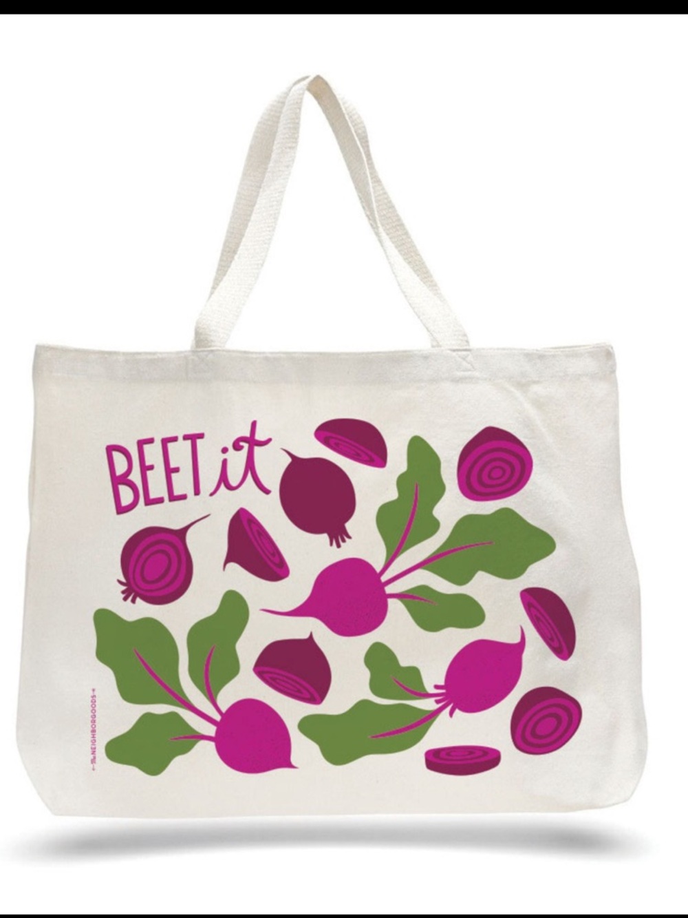 NWT The Neighborgoods “Beet It” Tote Bag